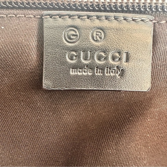 Gucci GG Monogram Nylon Brown Bag - Picture 8 of 11